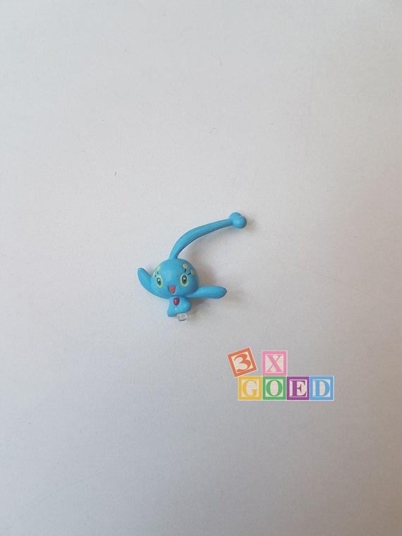 Vintage Pokémon Zukan Manaphy Figure • Nintendo Mini Figure