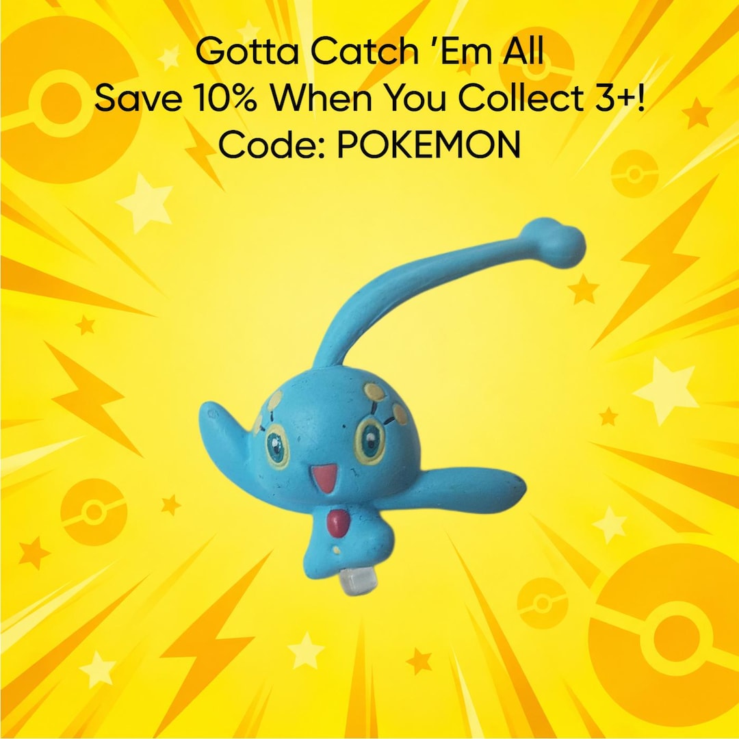 ヴィンテージ ポケモン図鑑 マナフィ フィギュア • 任天堂 ミニ