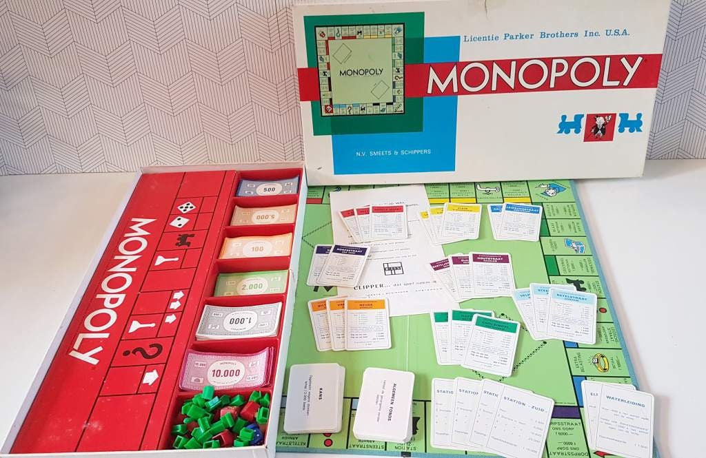 bron Beschaven lading Vintage Smeets & Schippers Monopoly Boardgame 77314 1969 - Etsy