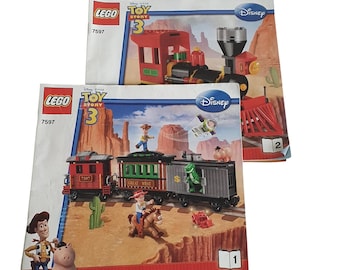 Lego Toy Story 3 Western Train Chase Building Instructions (#7597)