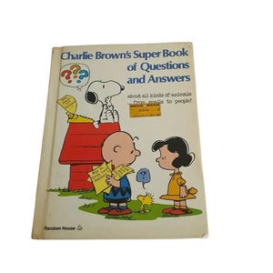 Vintage Charlie Browns Superbuch der Fragen und Antworten (Gebundene Ausgabe, Random House)
