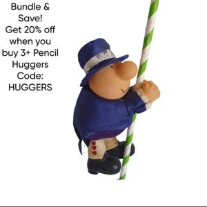 Vintage 80s Ziggy "You Are Magic"Pencil Hugger – Clip-On Toy – 80's Collectibles
