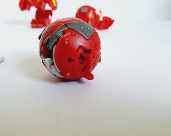 Spinmaster Bakugan Brawler Pyrus Reptak, Krakix Hylash Trap
