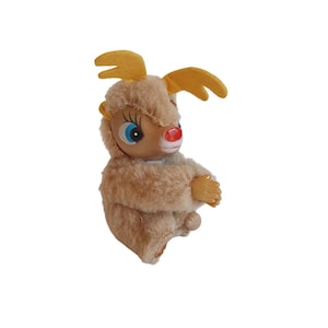 Vintage Rudolf The Red Nose Reindeer Pencil Hugger – 80s/90s Collectible Toy