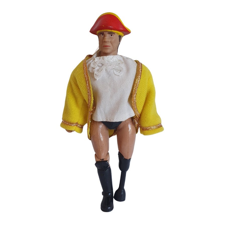 Vintage Europlay Fighting Pirates Captain Wood-Leg Action Figure 6"