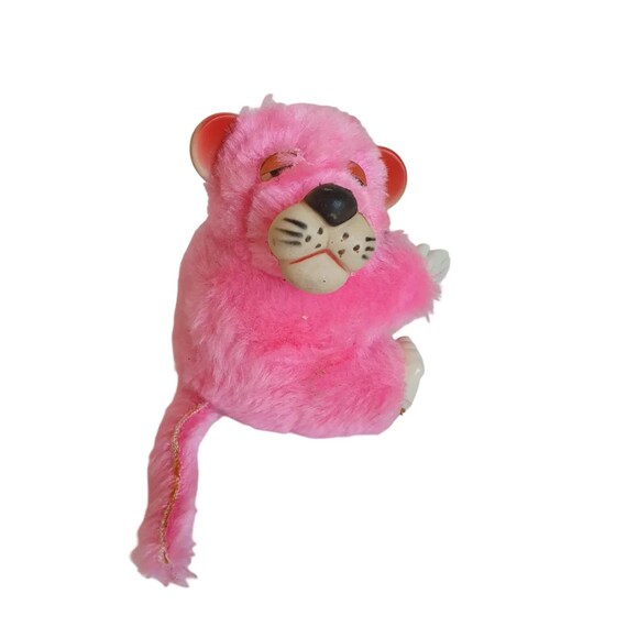 ヴィンテージXL ピンクパンサー ぬいぐるみペンシルハガー クリップ