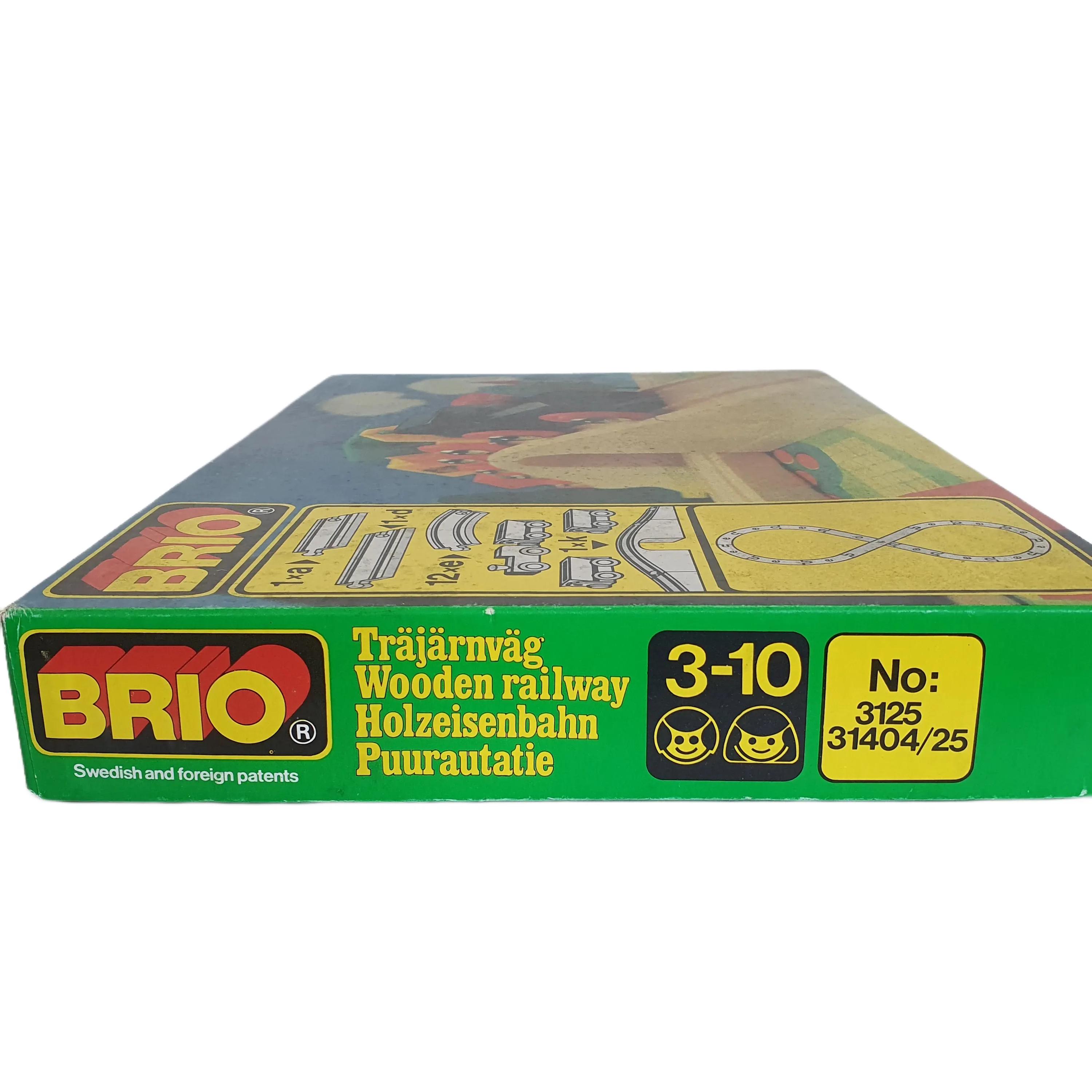 Vintage Rare Brio Wooden Railway Set 33125 Boxed Complete