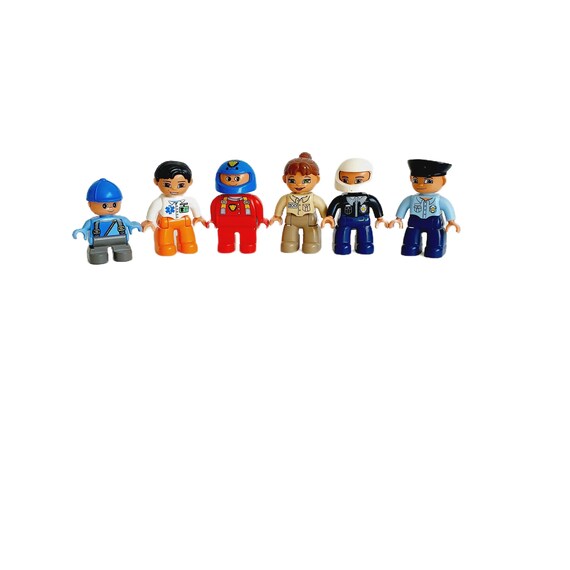 Vintage Lego Duplo People Figures lot of 6 Etsy Canada