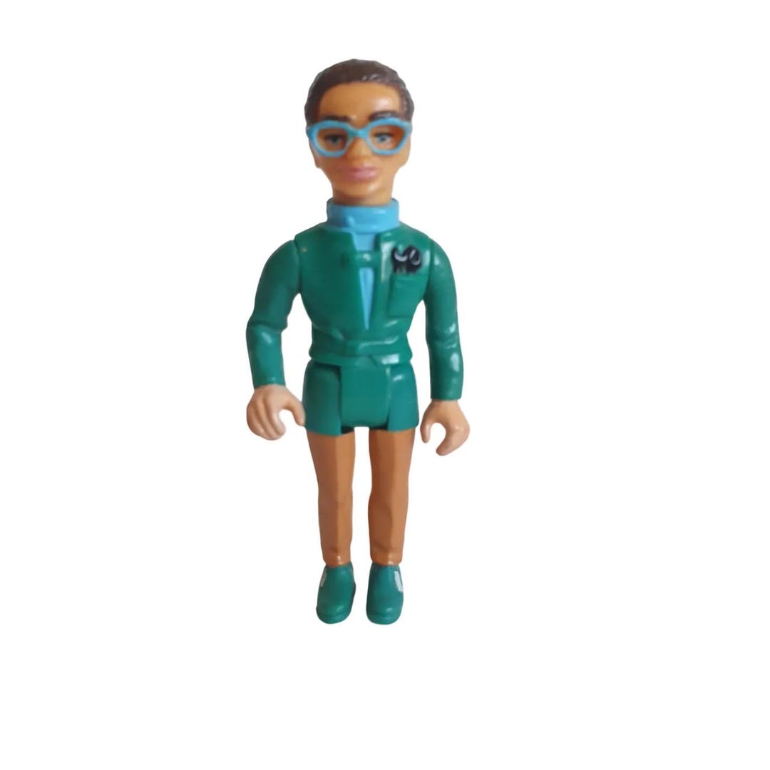 Vintage Matchbox Thunderbirds Brains Action Figure 3.5