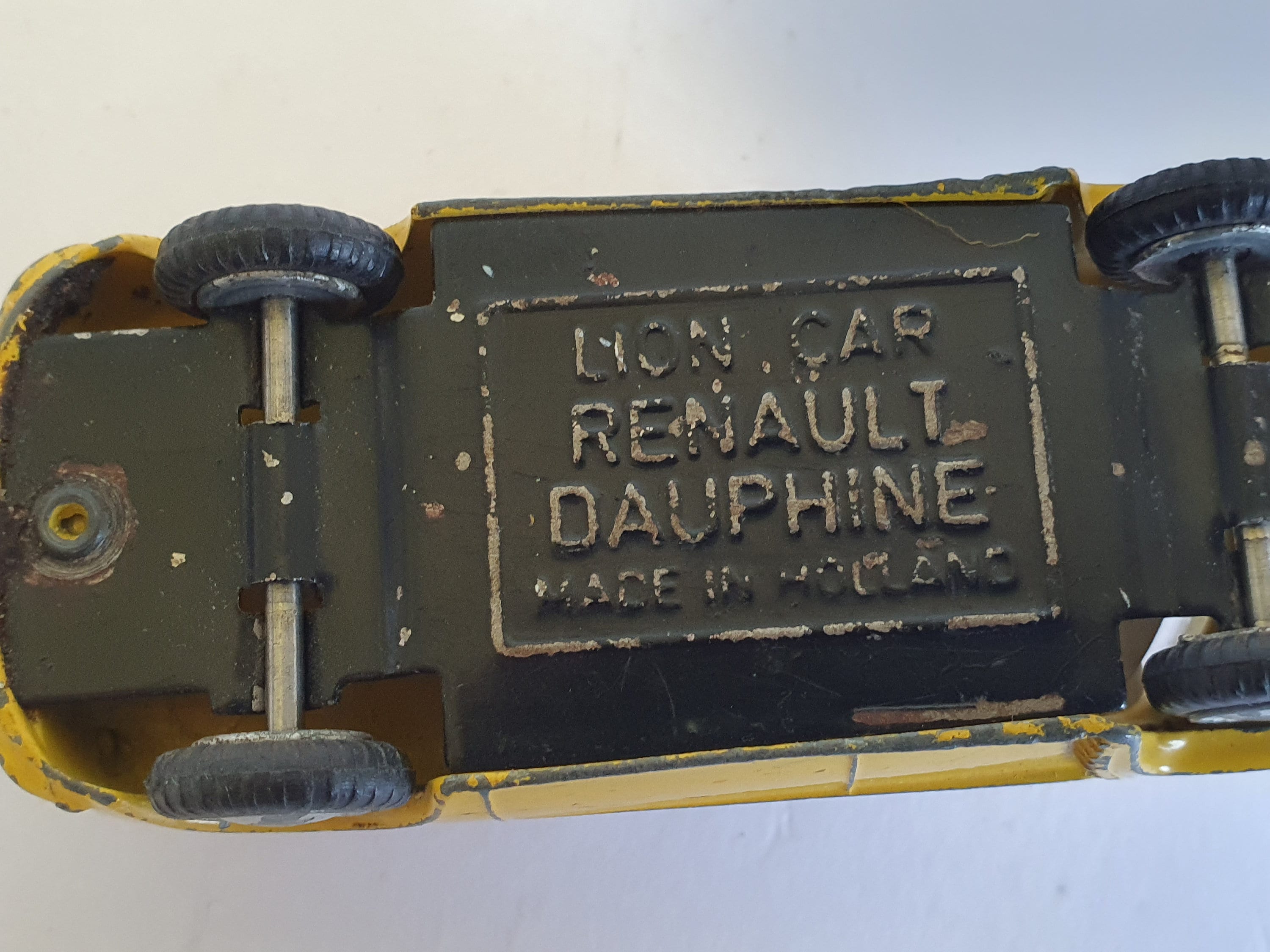 Vintage Diecast Lion Car Renault Dauphine Made in Holland - Etsy