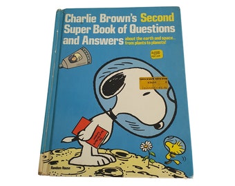 Vintage Charlie Brown's Second Super Book of Questions and Answers (Hardcover Random House)