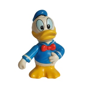 Vintage Walt Disney Productions Made in Korean Donald Duck Money Bank 5.5&quot;