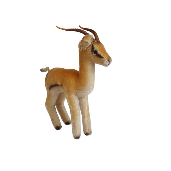 シュタイフ Steiff ヴィンテージ ぬいぐるみ ガゼル インパラ 鹿 Vintage Steiff Springbok Antelope Pronghorn Yuku 9