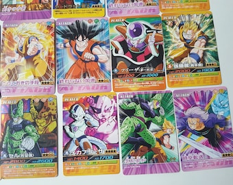 ヴィンテージ日本製バンダイドラゴンボール Z インパクトカードダス