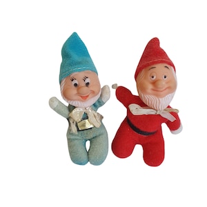 Vintage Matchbox Mini Beanie Snow White Dwarfs (lot of 2)