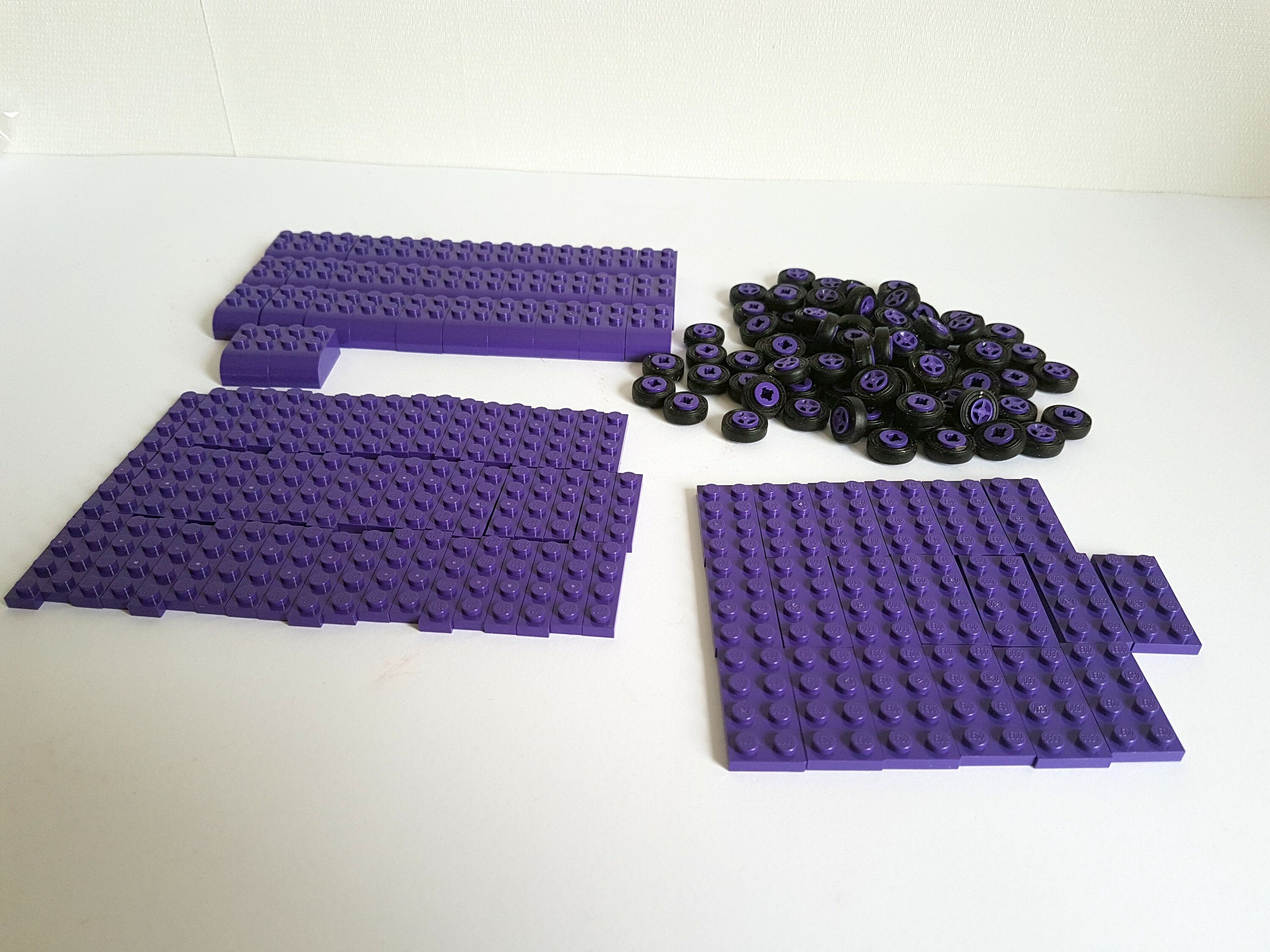 Vintage Lego Dark Purple Bricks Plates Wheels - Etsy