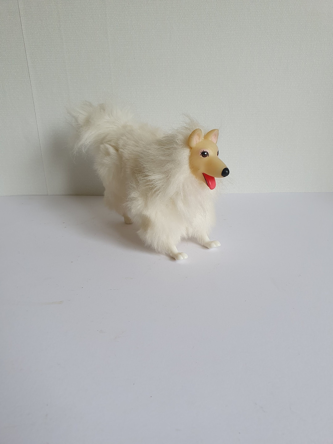 Vintage Mattel Barbie White Dog Snowball 1990 Etsy
