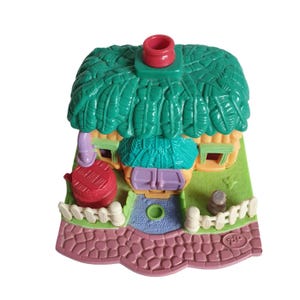 Vintage Bluebird 1994 Polly Pocket Jumbo&#39;s Lodge Elephant House #07429911979