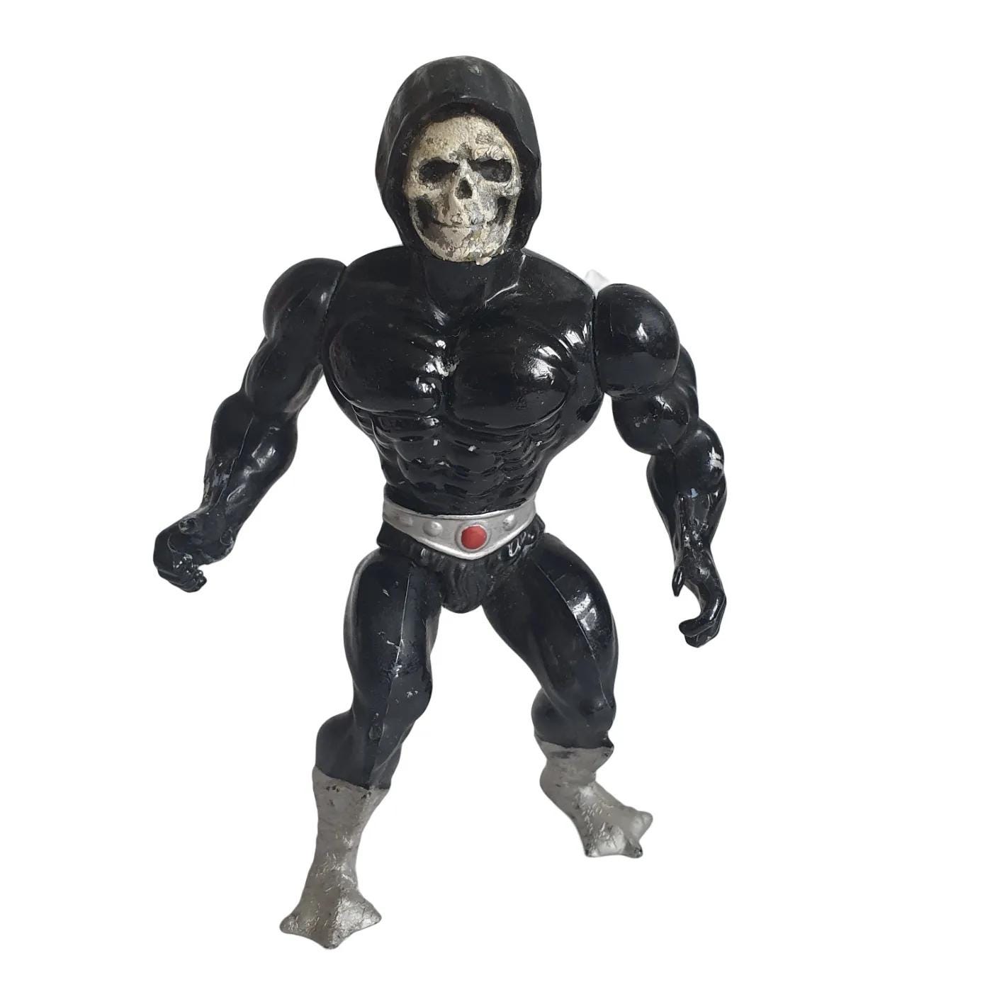 Vintage Mattel Congost Spain 1981 Soft Head Skeletor Action Figure