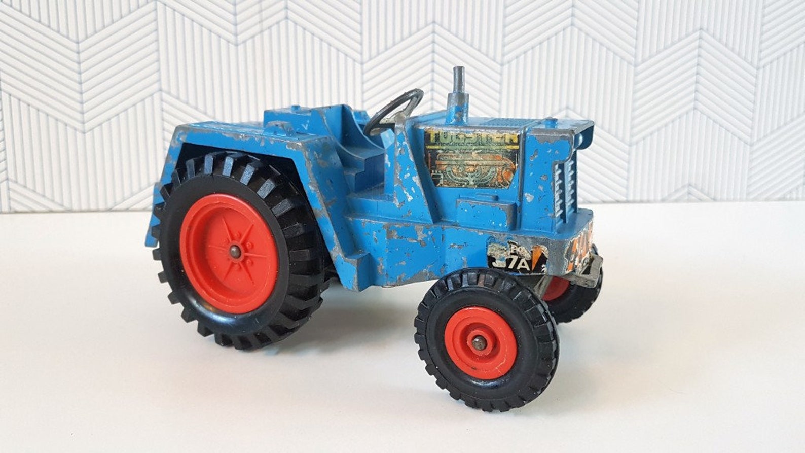 Vintage Tri-Ang diecast jumbo tractor | Etsy