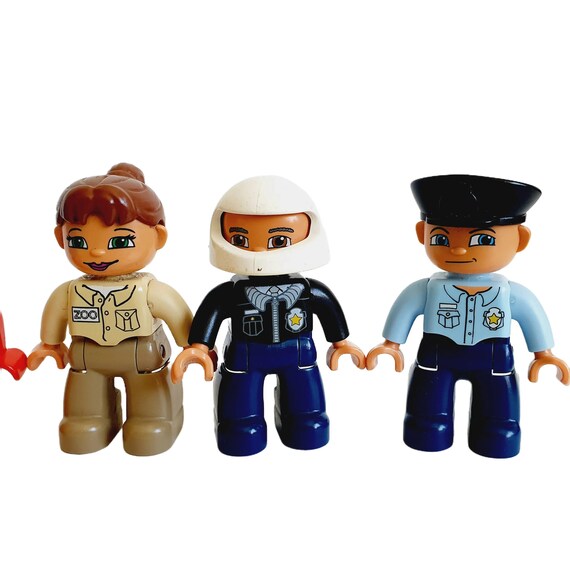 Vintage Lego Duplo People Figures lot of 6 Etsy Sweden