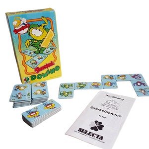 Vintage Snorks Snorkels Selecta Domino Game