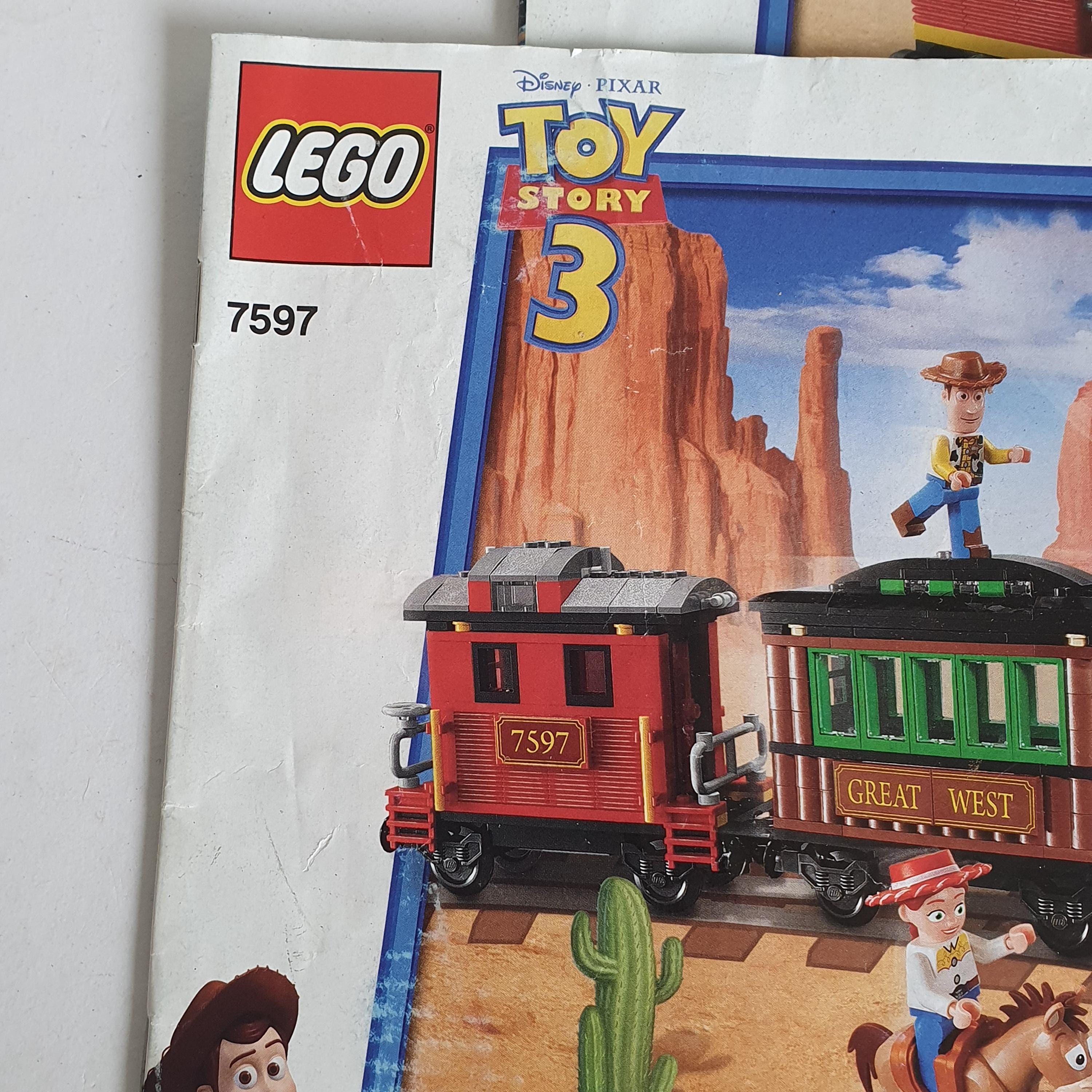 Lego Toy Story 3 Western Train Chase Building Instructions (#7597 