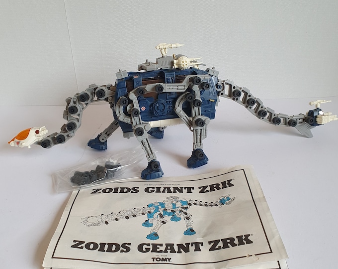 Zoids TARANTULON TOMY 1986 - Vintage, 100% Complet, Avec Notice D'origine, Fabriqué à Singapour