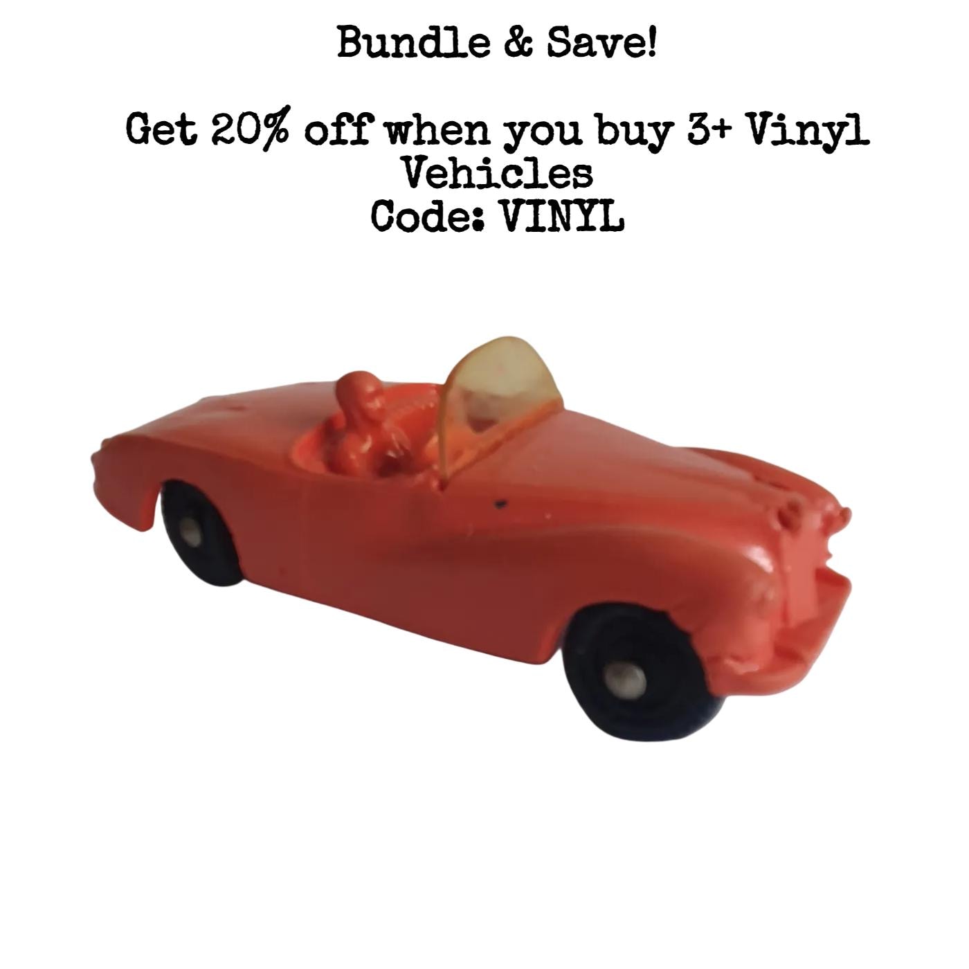 Vintage Tomte Laerdal Stavanger Norway Red Vinyl Sunbeam Alpine