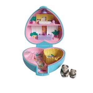 Vintage Bluebird 1993 Polly Pocket Polly and her Pandas Pretty Pandas Compact #94020