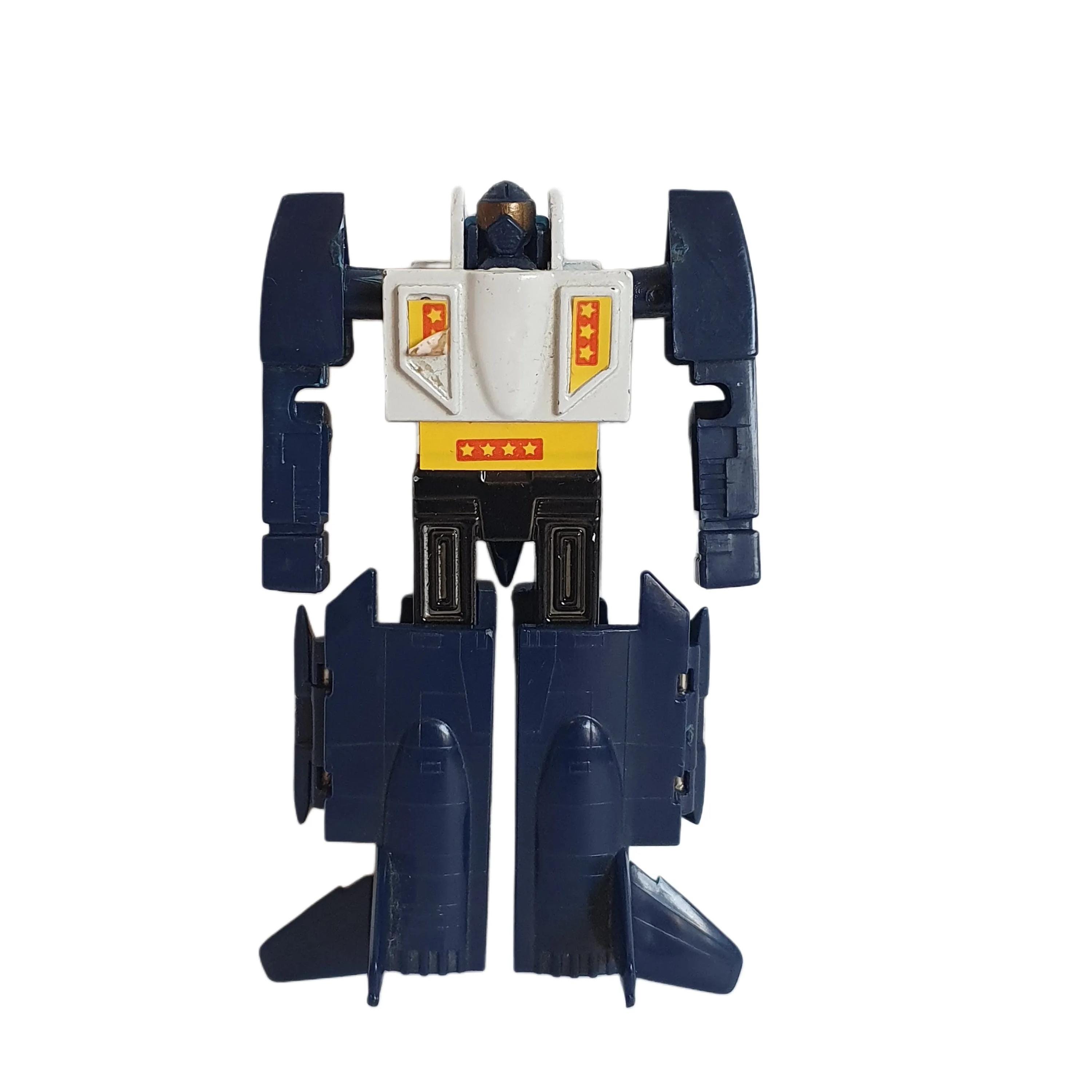 Vintage Bandai Go-bots Transformers Blue Leader Jet Fighter MR