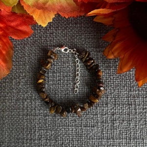 Tigereye Chip Bracelet | Fall Bracelet