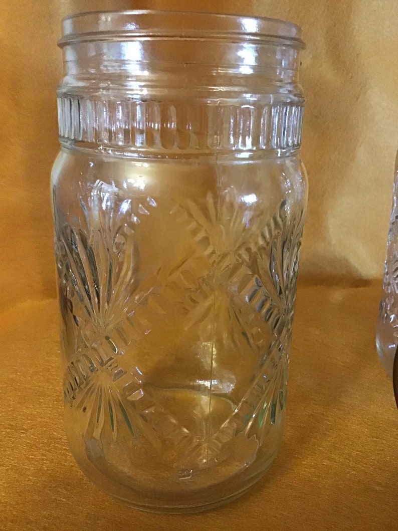 Vintage Folgers Instant Coffee Jars. Brown Lids Etsy