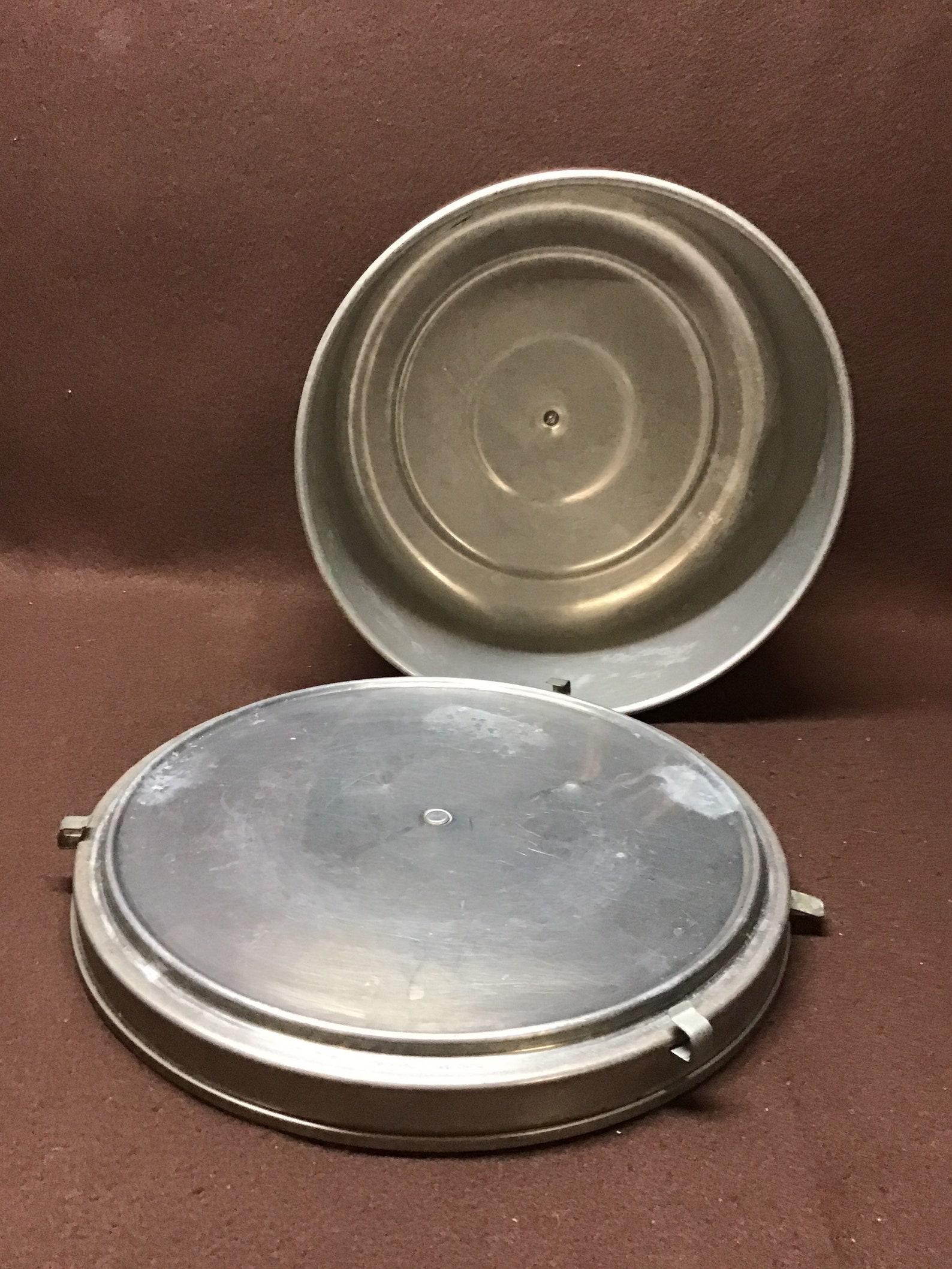 Mirror Aluminum Cake Pan With Dome Lid Etsy