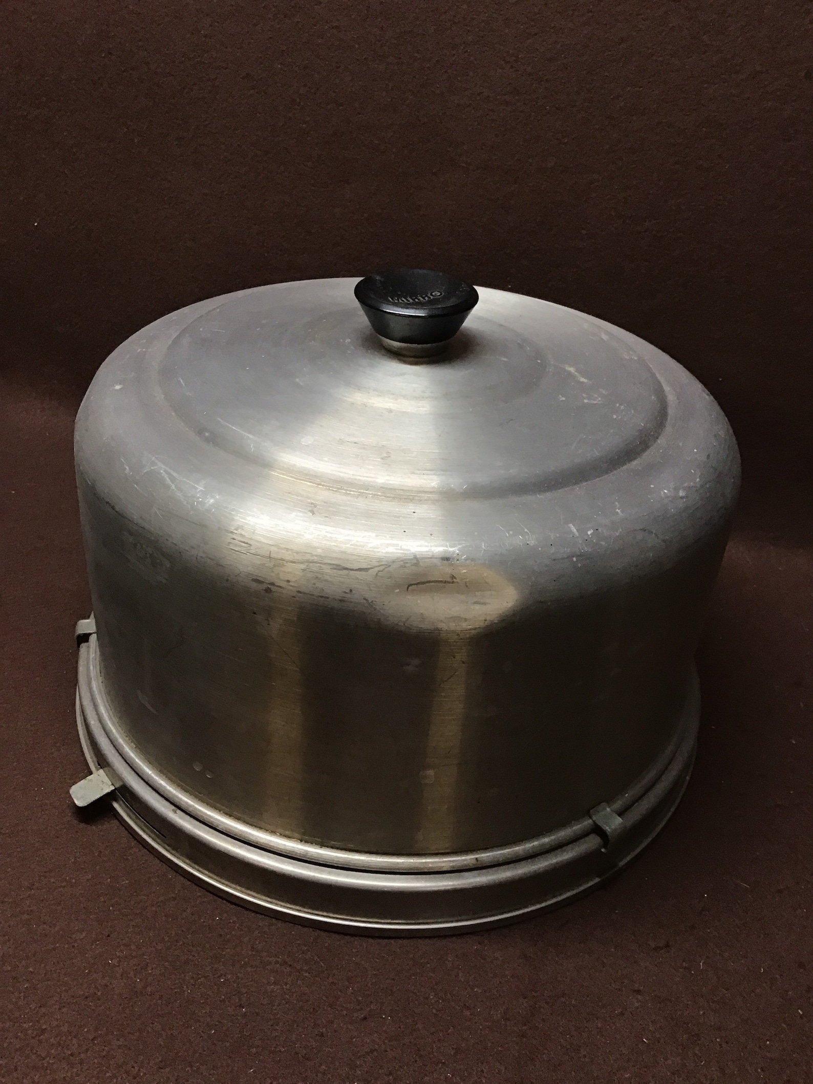 Mirror Aluminum Cake Pan With Dome Lid Etsy