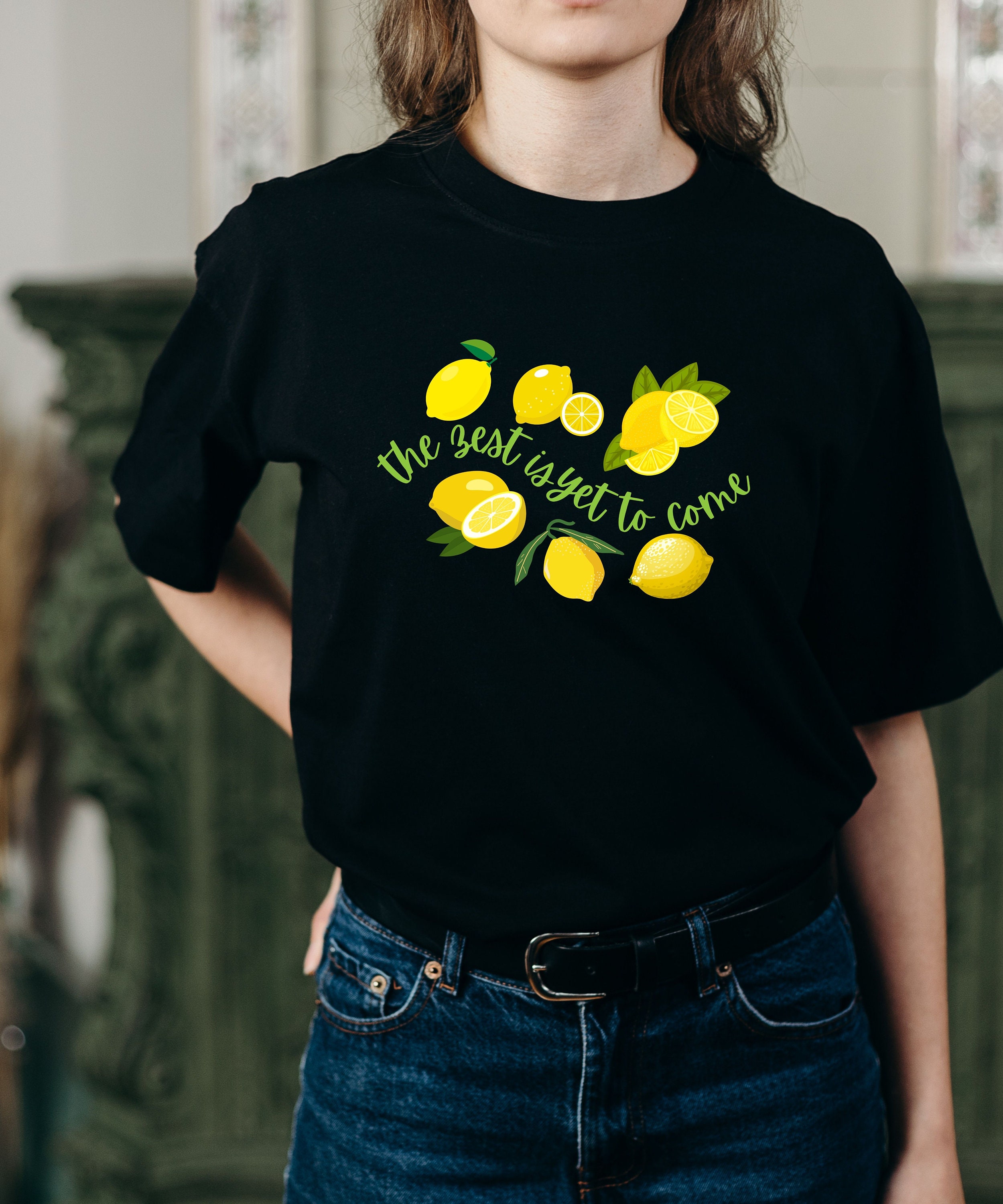 Lemon Shirt Lemon Top Lemon Clothing Fruit Print Shirt - Etsy