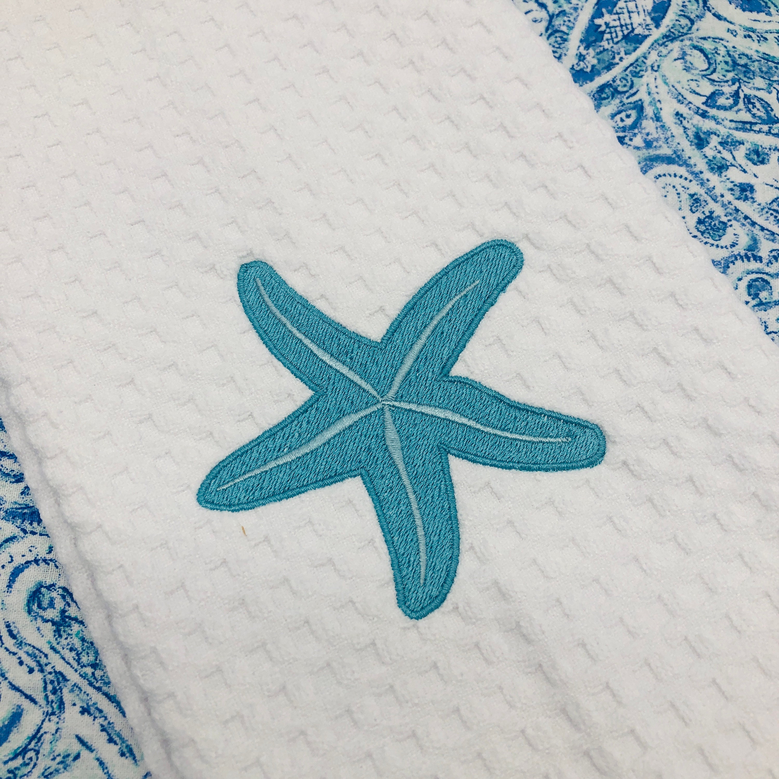 Coastal Beach Flour Sack Dish Towels – AverysHome