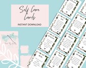 Self-Care Activity Cards, Self-Care Prompts for daily living, Mental Health Cards