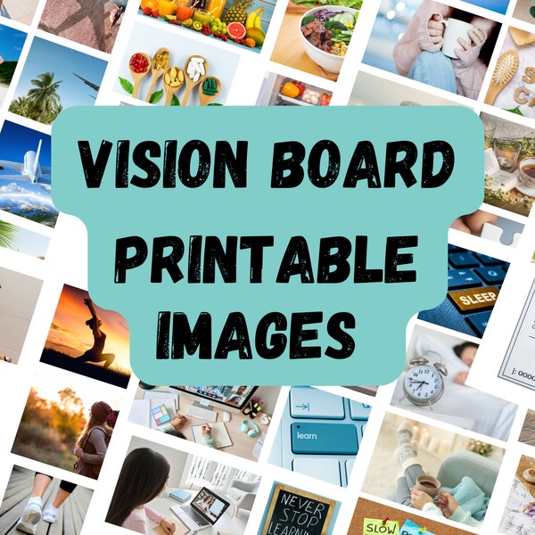 Vision Board Printables - Etsy