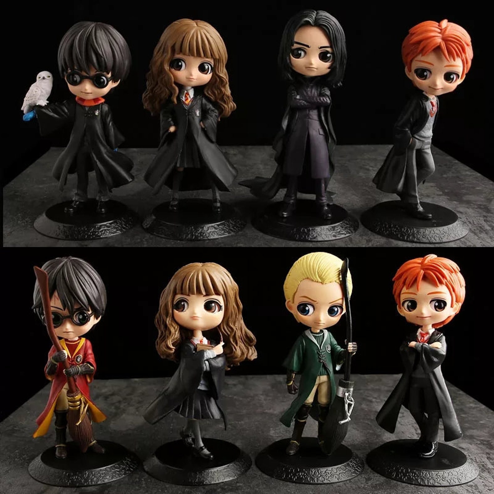 Harry Potter Action Figures Q Posket PVC Mini 15cm 17cm Etsy