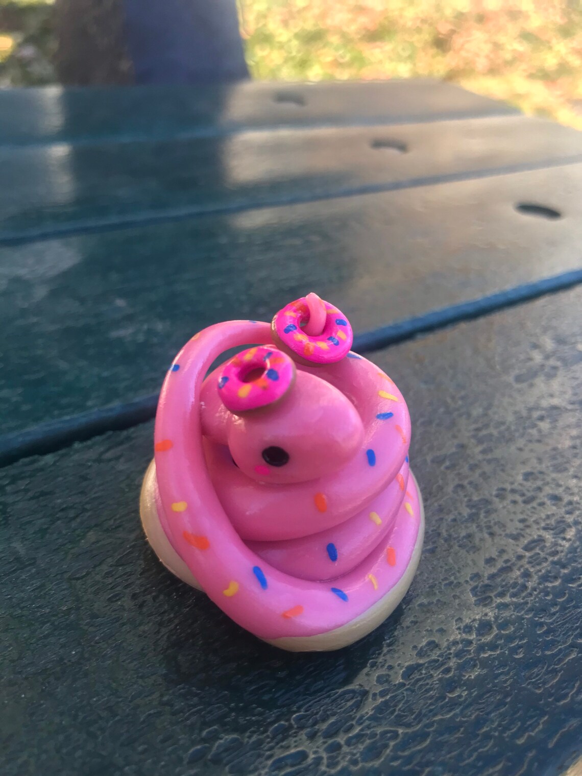 Polymer Clay Snake // Donut Snakey Etsy