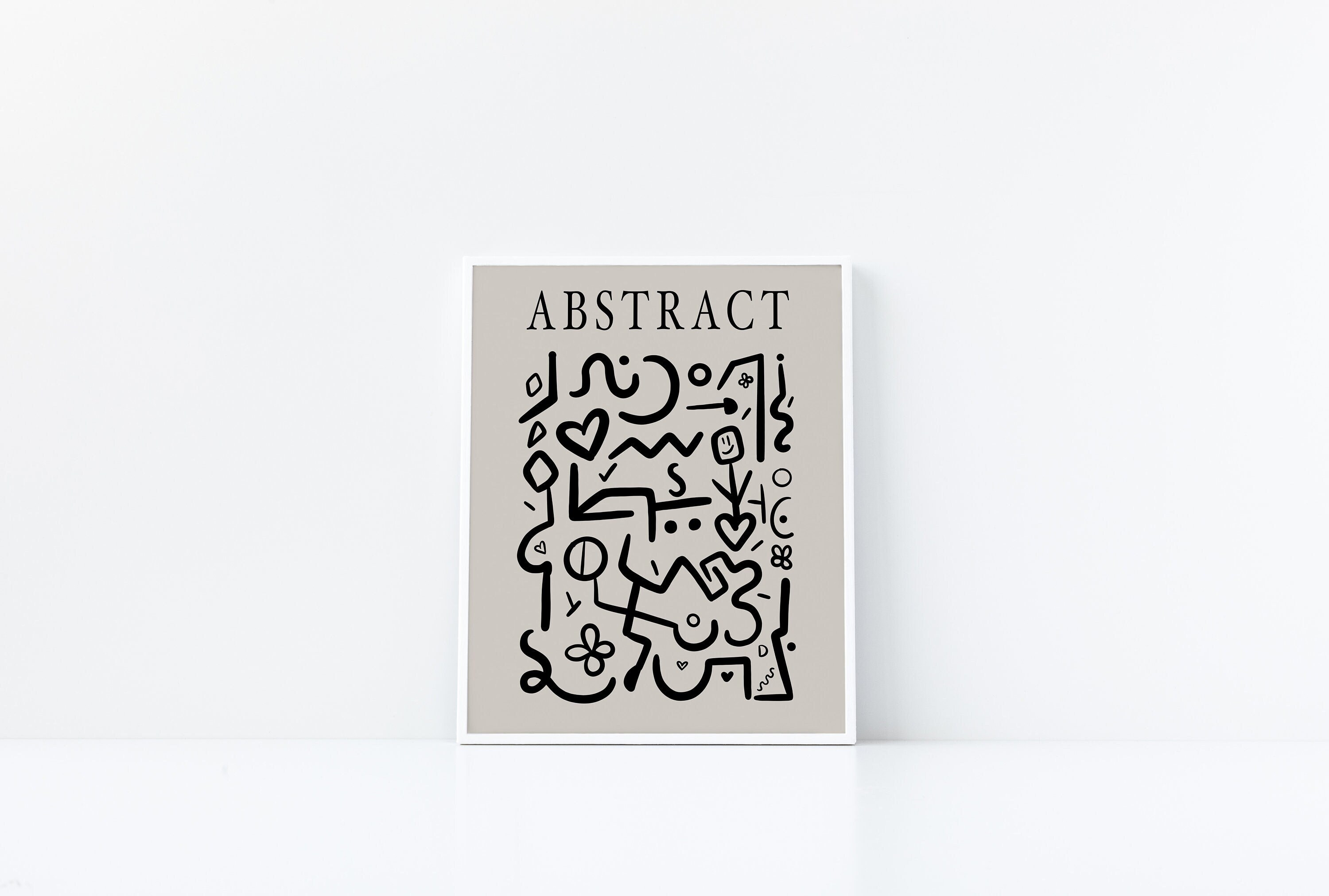 Abstract Wall Art, Black Abstract Art Print, Minimal Prints, Modern Abstract Print, Neutral Abstract Prints,Modern Abstract Gallery Wall Art