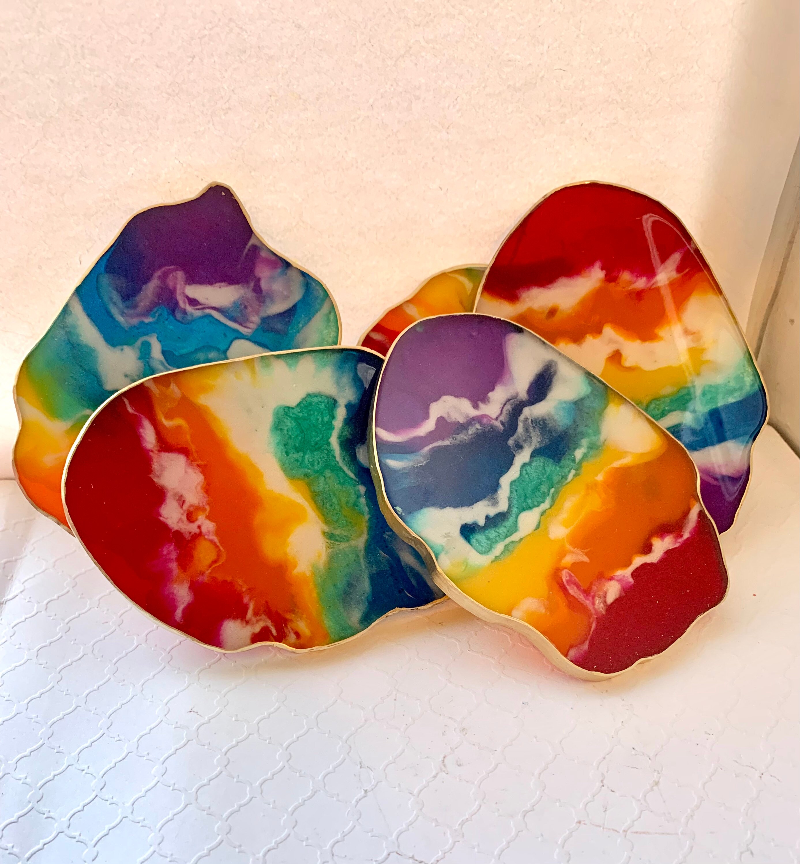 PRIDE Resin Coaster PRIDE Resin Coaster