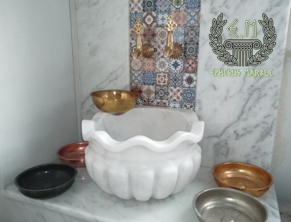 Turkish Bathroom Sink Turkish Hammam Sink Spa Sink Etsy