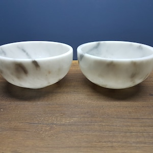 Fruit Bowl - Handcarved Lilac Marble Bowl - Decorative Marble Fruit Bowl - Natural Stone Bowl - Decorative Home Decor - Gift for Mom