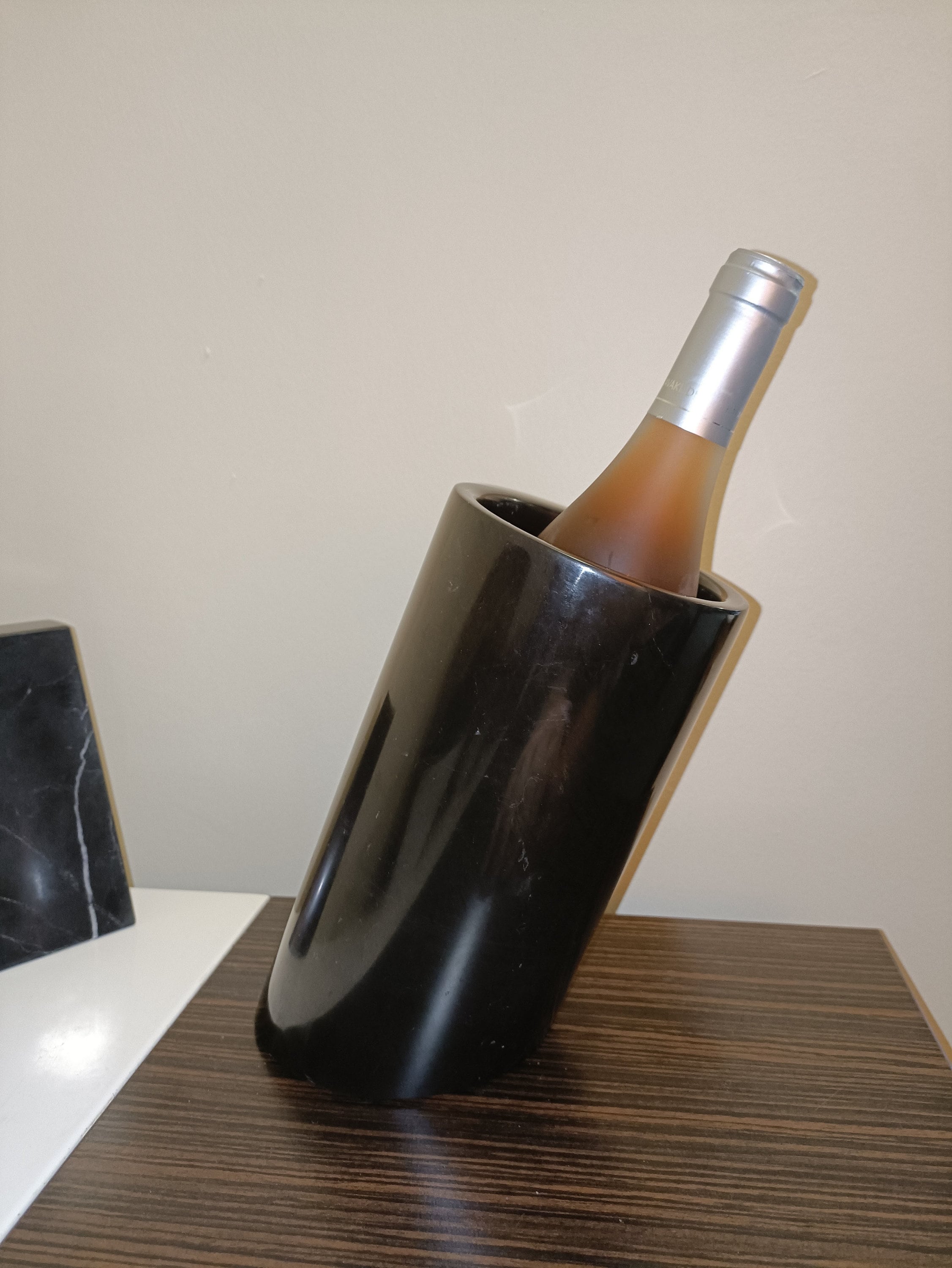 Marble Wine Cooler Black Marble Bottle Chiller Stone wine Cooler