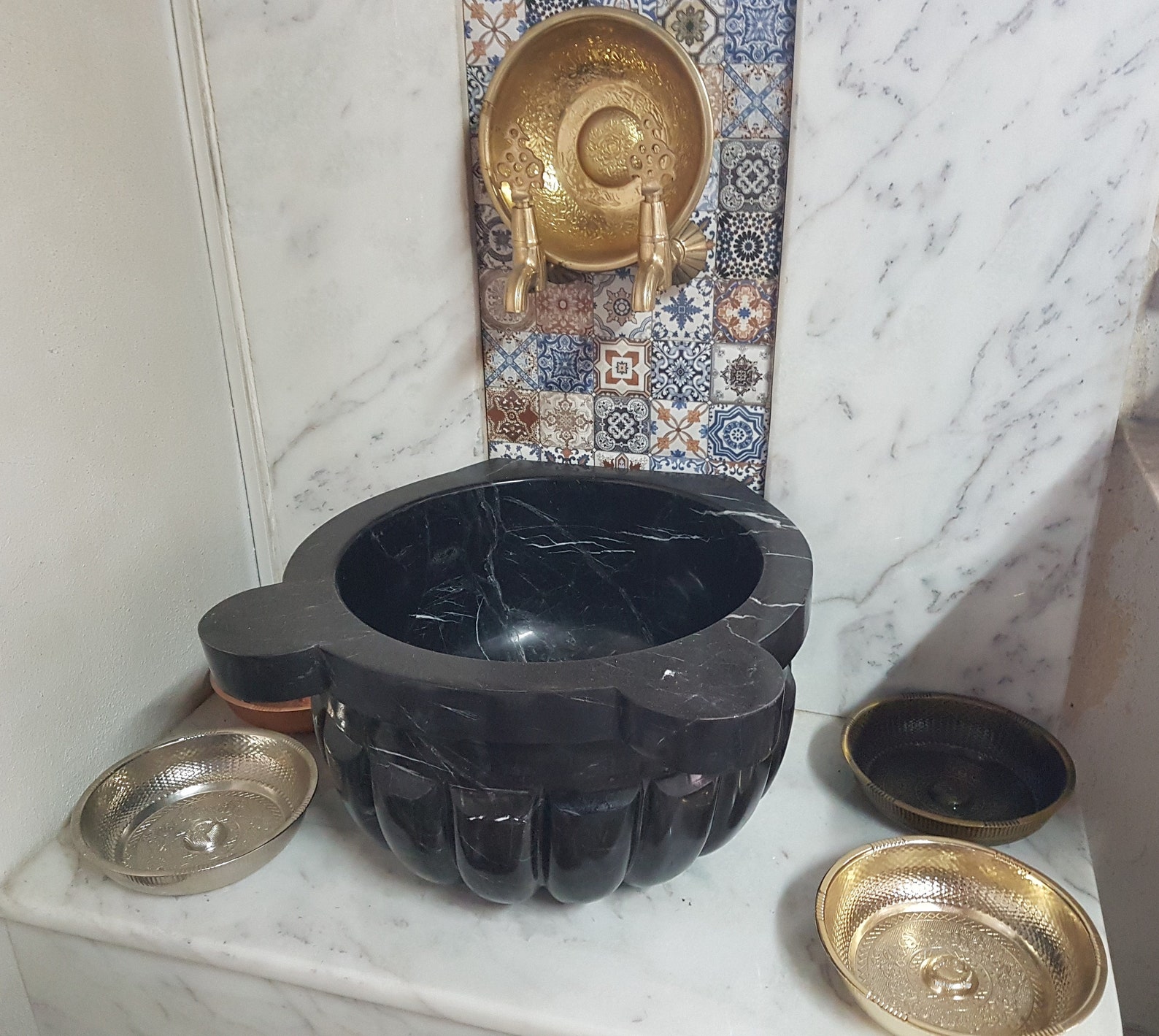Turkish Bath Sink Turkish Hammam Sink Spa Sink Spa Decor Etsy