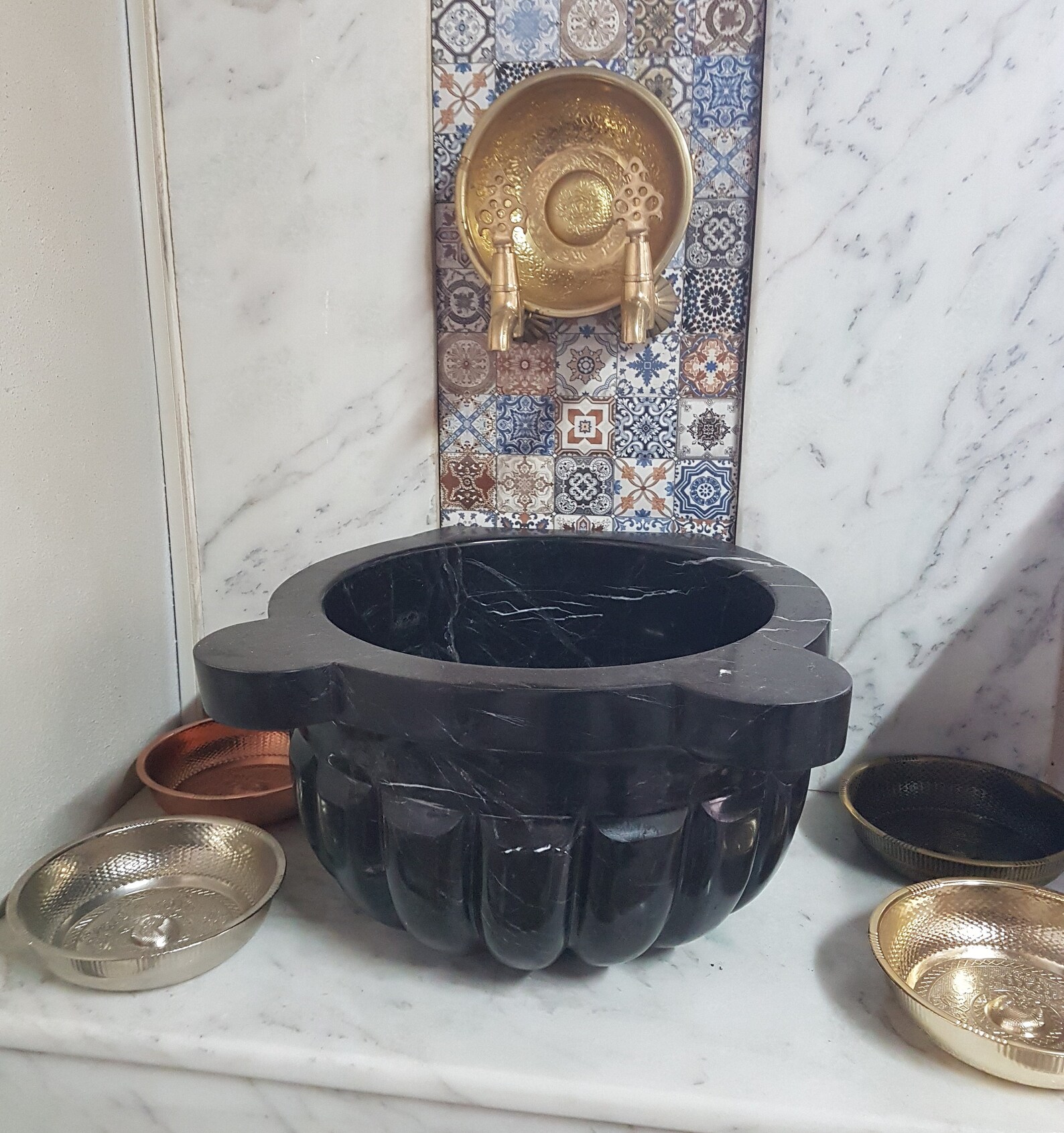 Turkish Bath Sink Turkish Hammam Sink Spa Sink Spa Decor Etsy
