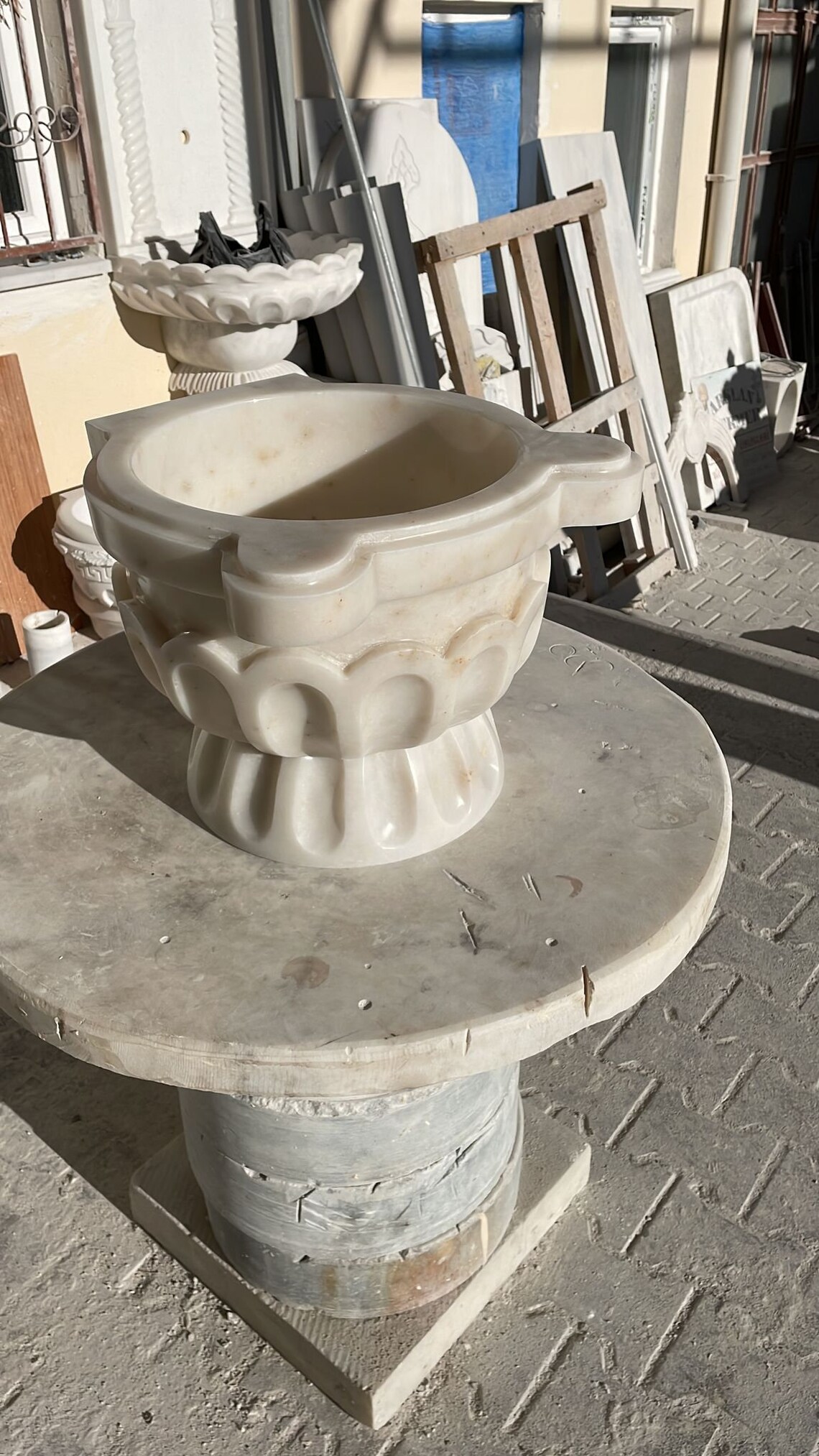 Turkish Bath Sink, Turkish Hammam Sink, Spa Sink, Ottoman Embroidered