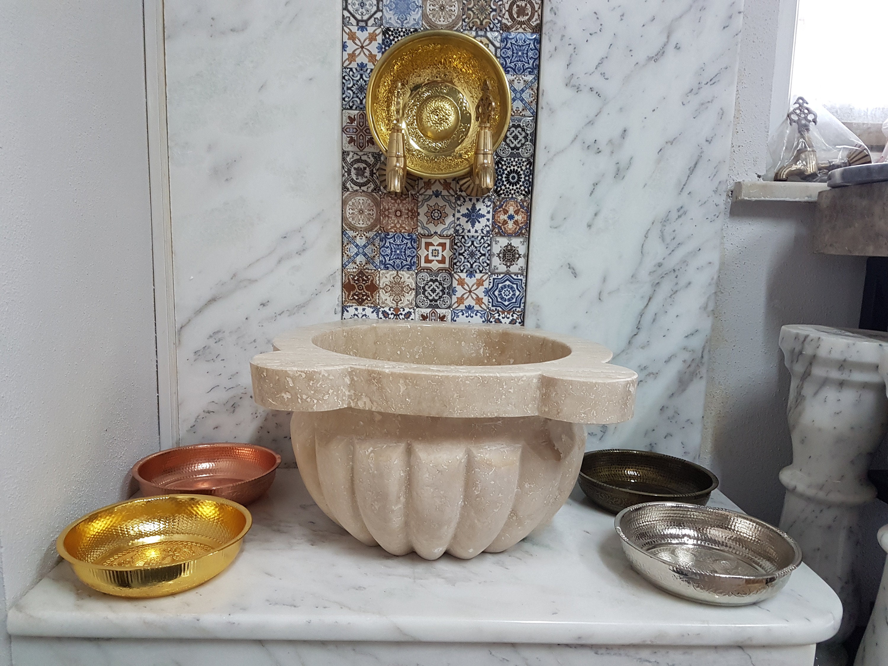 Turkish Bath Sink Turkish Hammam Sink Spa Sink Spa Decor Etsy